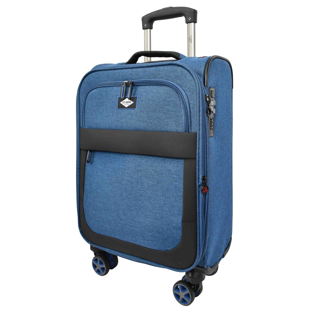Soft Expandable Wheeled Luggage With Lock Nimbus Navy 13