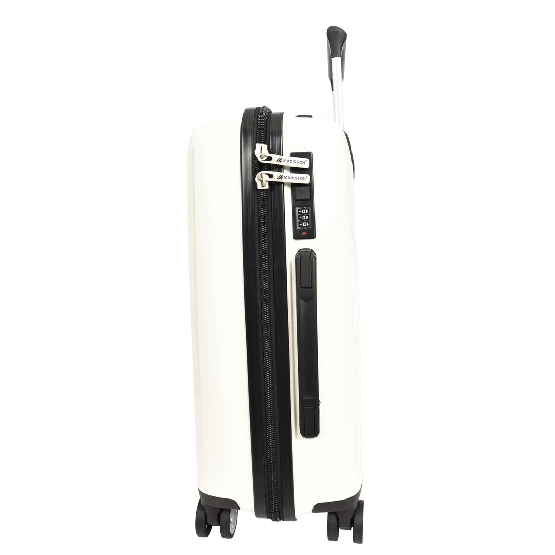 Hard Shell PP Luggage Set Wheeled Suitcases Skybourne White 15