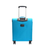 Four Wheel Suitcase Luggage TSA Soft Okayama Teal 12