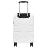 4 Wheel Spinner TSA Hard Travel Luggage Union Jack White 13