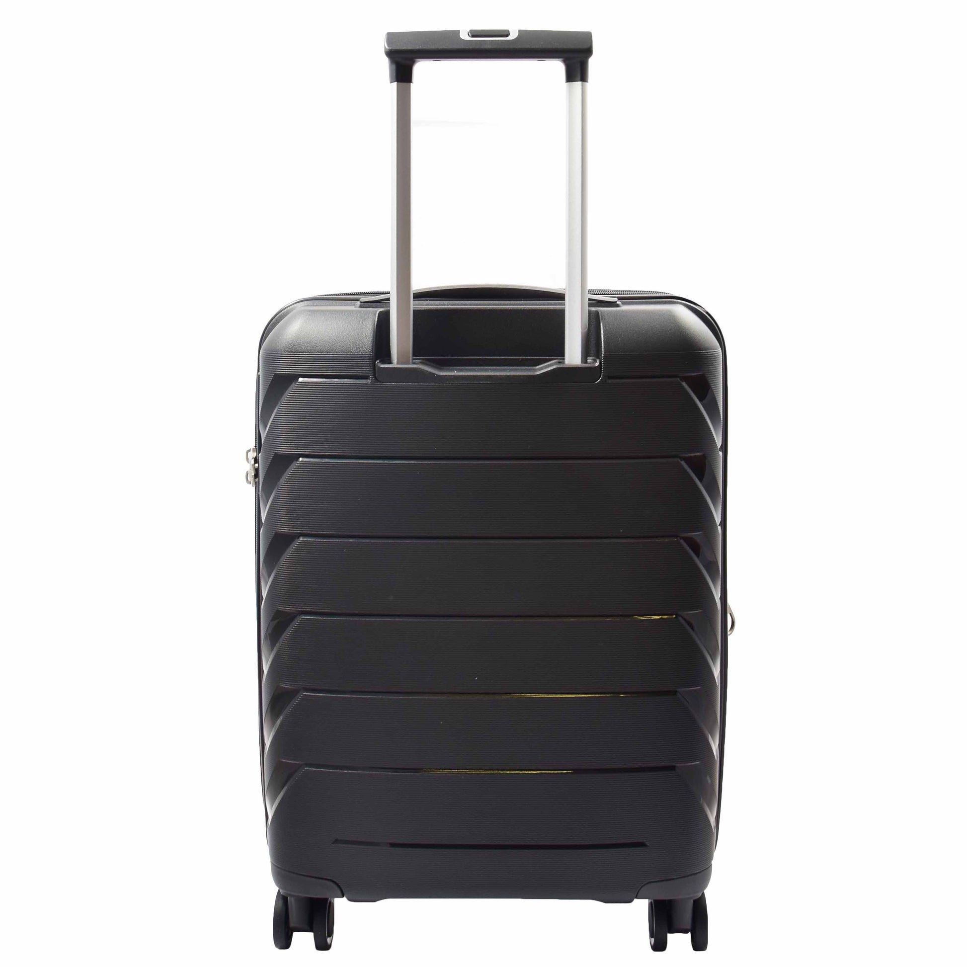 8 Wheeled Spinner Hard Shell Luggage Expandable Hokkaido Black 12