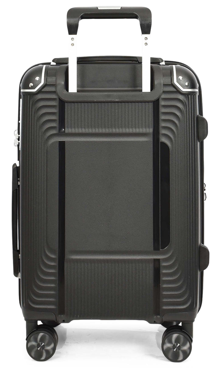 Expandable PP Hard Shell Luggage Suitcase with 360° Spinner Wheels Telescopic Handle Travel Trolley Bag HOL-1107