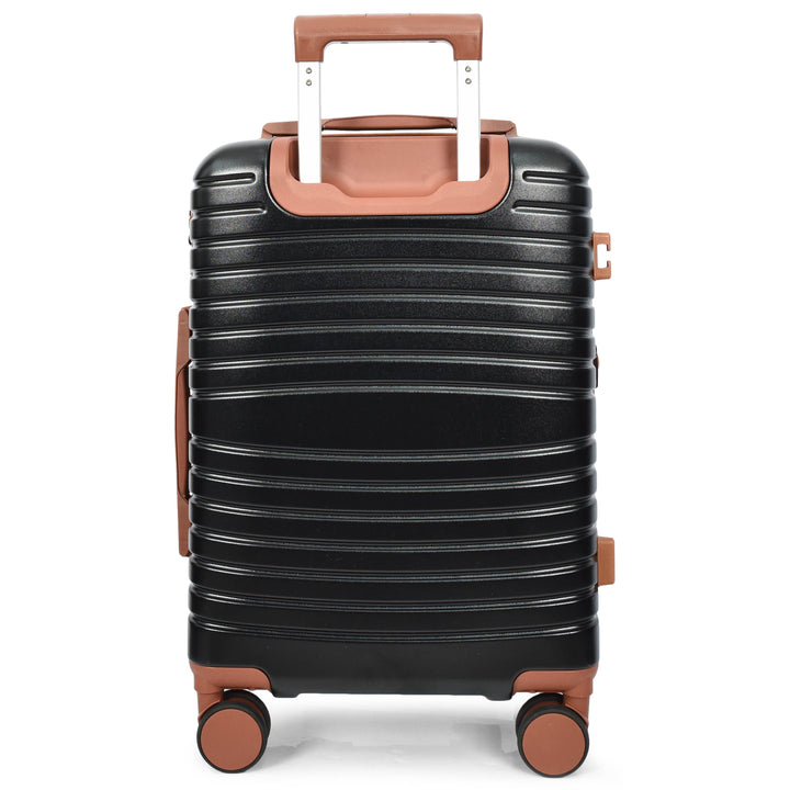 Four Wheel Hard Shell Travel Suitcase Durban black-12