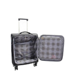 Four Wheel Suitcase Luggage TSA Soft Okayama Black 13