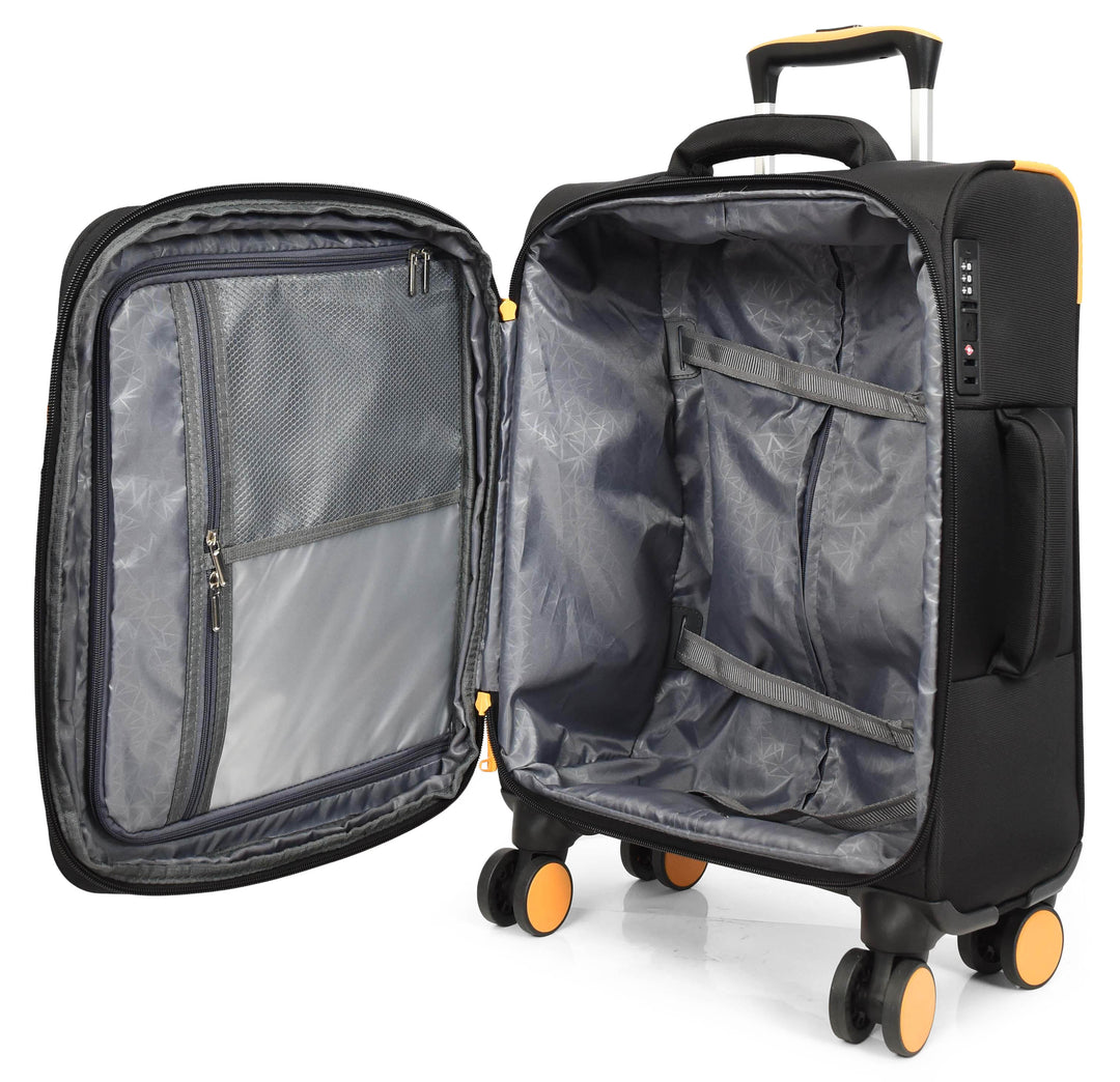 Soft Shell Suitcases Lightweight Expandable Travel Luggage with TSA Lock & 4 Wheels HOL-231