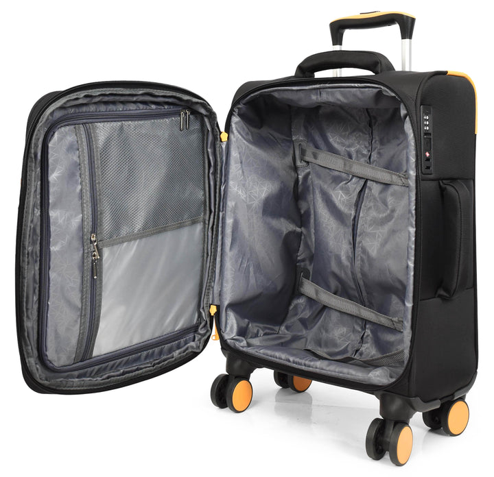 Soft Shell Suitcases Lightweight Expandable Travel Luggage with TSA Lock & 4 Wheels HOL-231