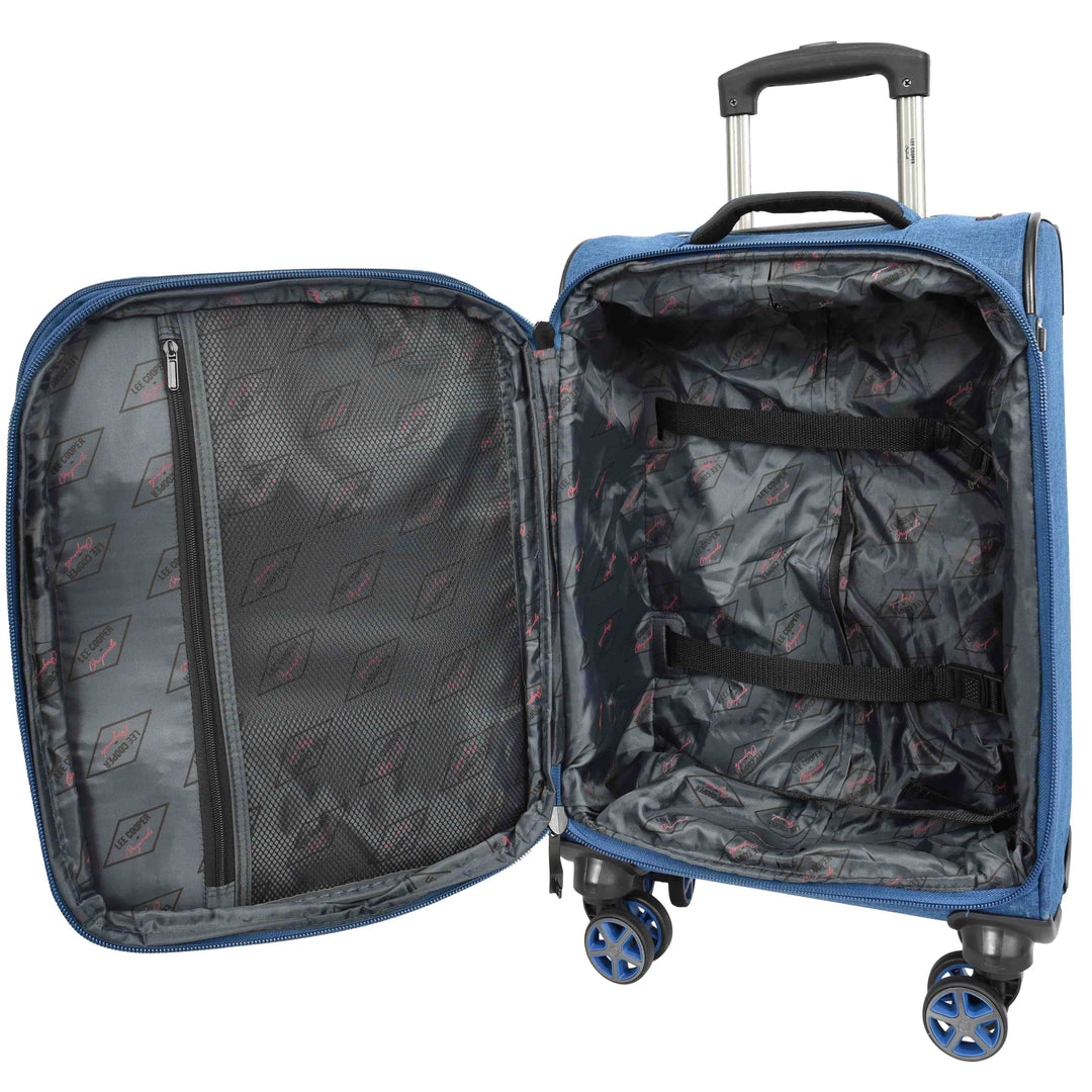 Soft Expandable Wheeled Luggage With Lock Nimbus Navy 16