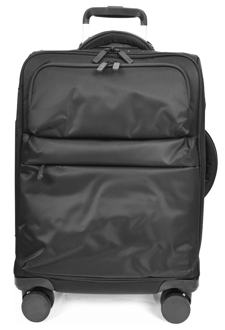 Soft Shell Luggage Suitcase with 8 Spinner Wheels, Lightweight Travel Trolley Bag - HOL-K71