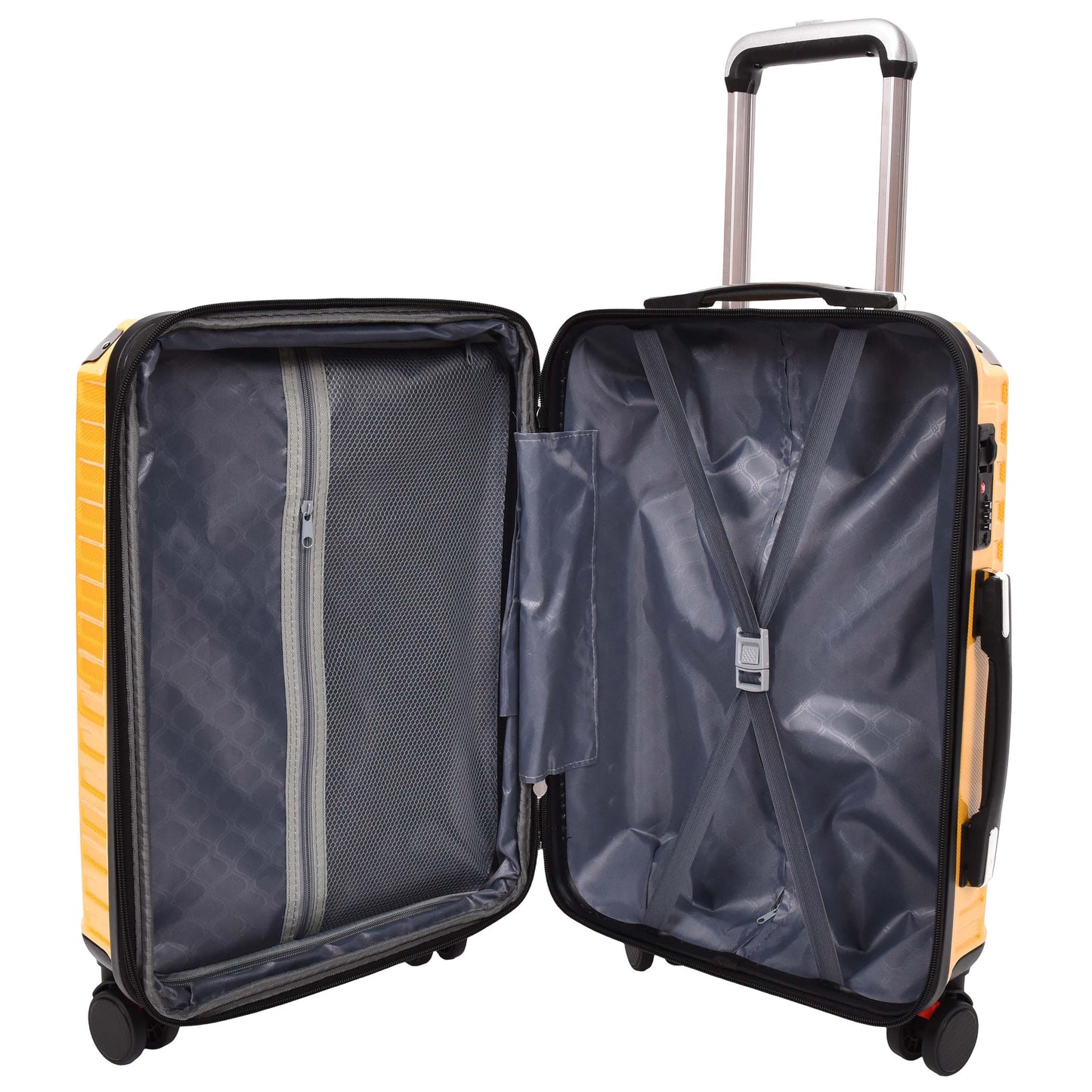 Four Wheel Suitcase Hard Shell Luggage Explorer