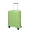Cabin Size 8 Wheeled Expandable ABS Luggage Pluto Lime Green 4