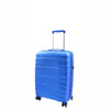 Cabin Size 8 Wheeled Expandable ABS Luggage Pluto Blue 4