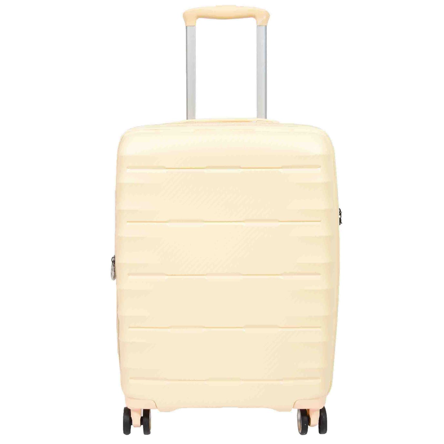 8 Wheeled Expandable ABS Luggage Miyazaki Off White 13