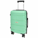 PP Hard Shell Luggage Expandable Four Wheel Suitcases Cygnus Lime 15