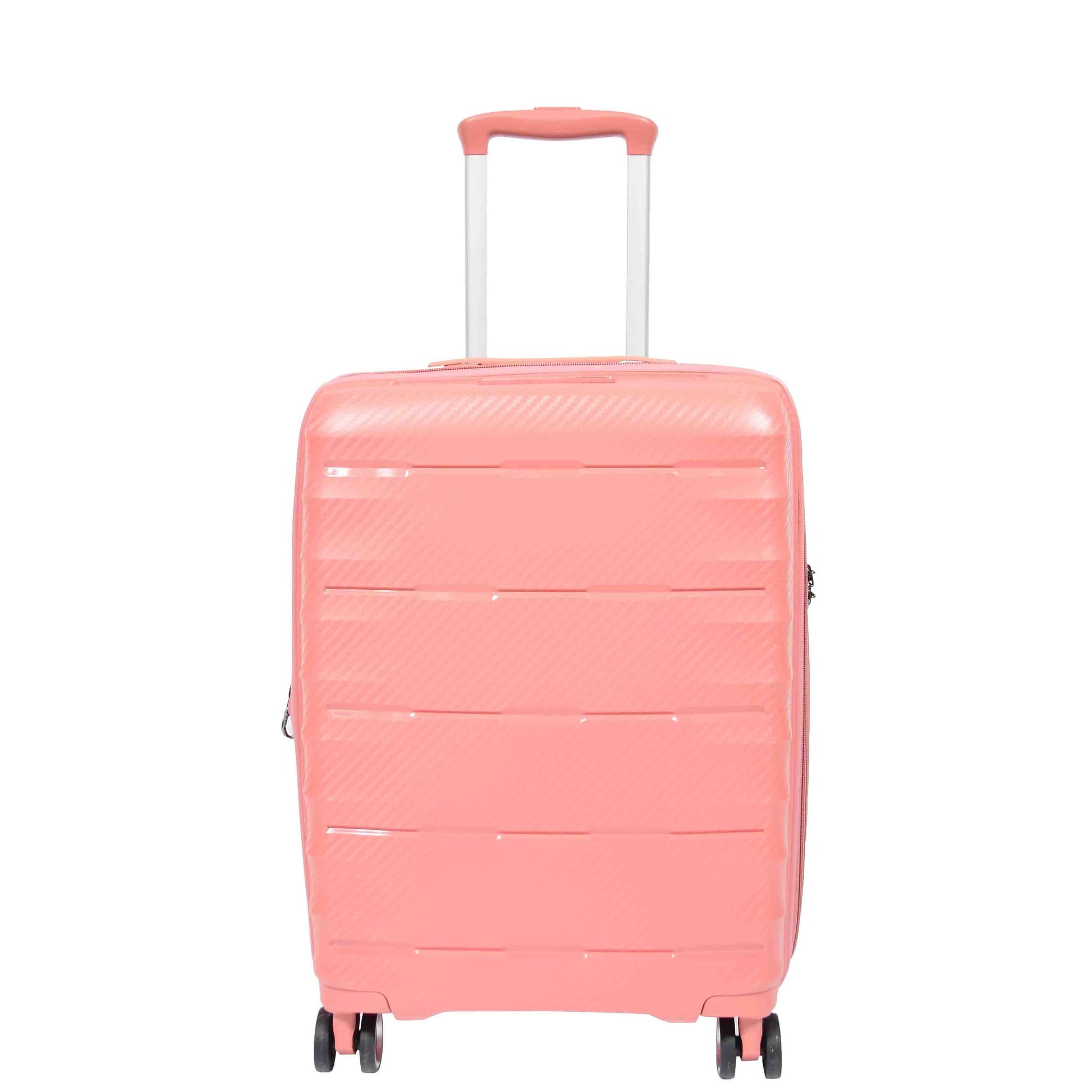 Wheeled Expandable ABS Luggage Miyazaki Rose Gold 13