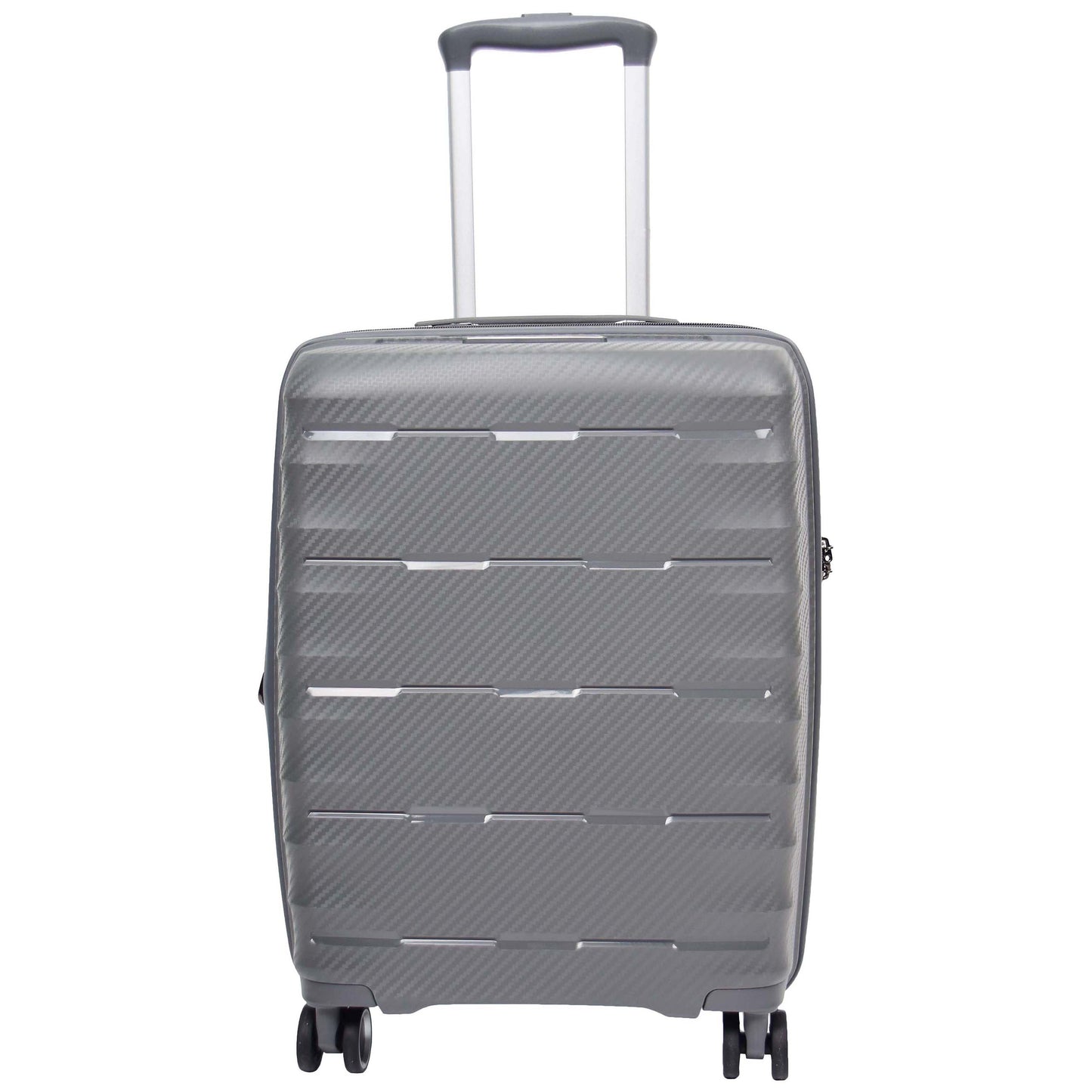 8 Wheeled Expandable ABS Luggage Miyazaki Grey 13