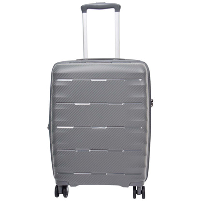 8 Wheeled Expandable ABS Luggage Miyazaki Grey 13