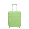 Cabin Size 8 Wheeled Expandable ABS Luggage Pluto Lime Green