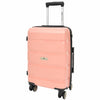 PP Hard Shell Luggage Expandable Four Wheel Suitcases Cygnus Rose Gold 14