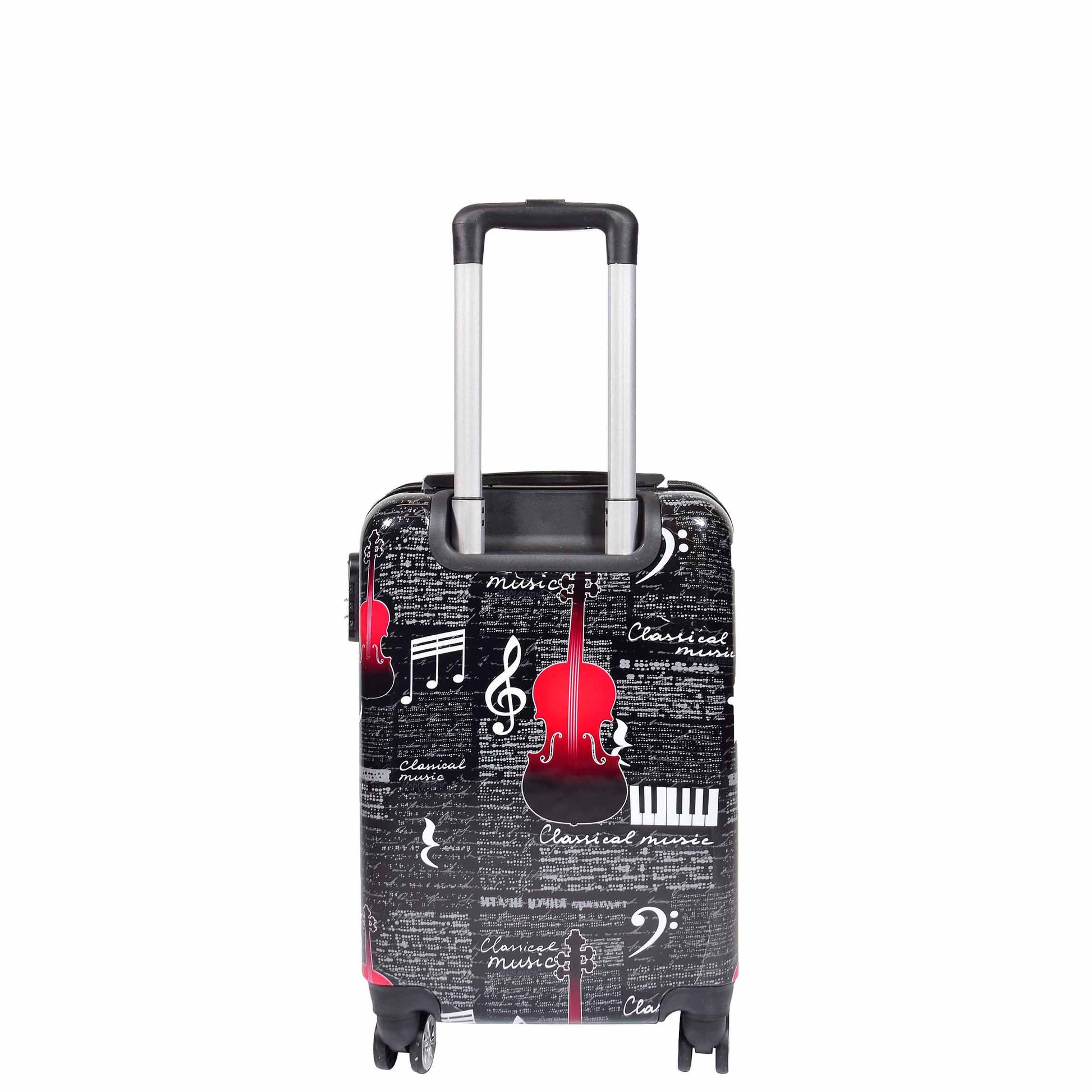 Four Wheels Hard Shell Music Print Luggage Bilbao 2