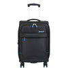 Soft Suitcase 8 Wheel Expandable Lightweight Orion Cabin Bags Black 1