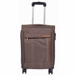 Soft 8 Wheel Spinner Expandable Luggage Malaga Brown 11