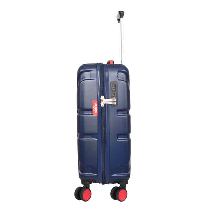 4 Wheel Spinner TSA Hard Travel Luggage Union Jack Navy small-2