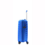 Cabin Size 8 Wheeled Expandable ABS Luggage Pluto Blue 3