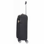 Soft 8 Wheel Spinner Cabin Size Luggage Malaga Black 3