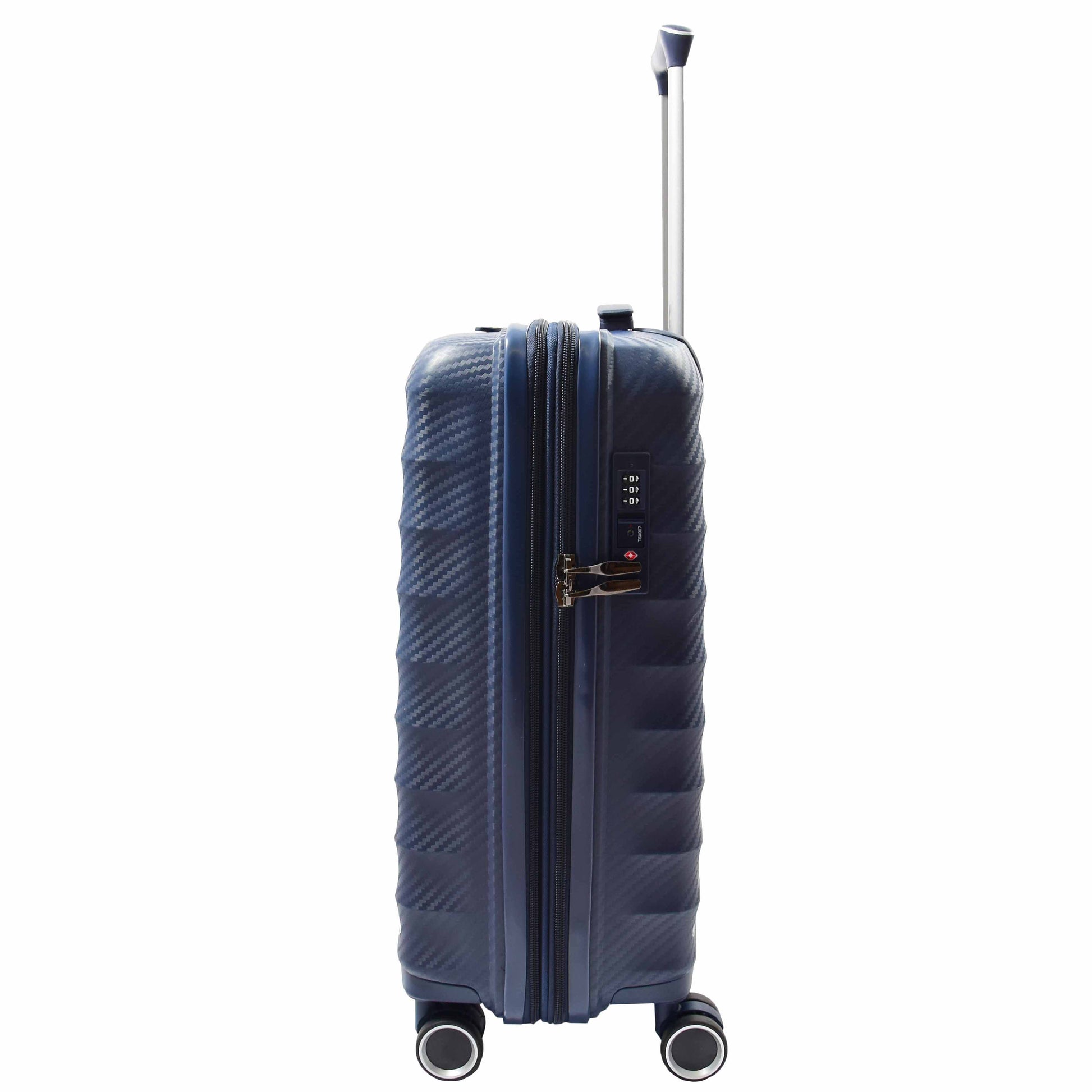 8 Wheeled Expandable ABS Luggage Miyazaki Navy 11