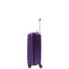 Cabin Size 8 Wheeled Expandable ABS Luggage Pluto Purple 3