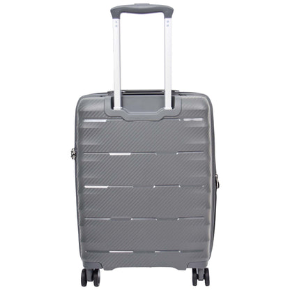 8 Wheeled Expandable ABS Luggage Miyazaki Grey 15