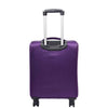 Four Wheel Soft Case Travel Suitcase Luggage Columbia Purple 20