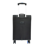 Soft Suitcase 8 Wheel Expandable Lightweight Orion Cabin Bags Black 2