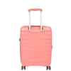 Cabin Size 8 Wheeled Expandable ABS Luggage Pluto Rose Gold 3
