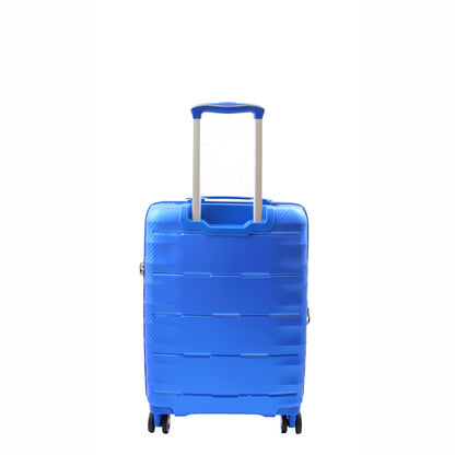 Cabin Size 8 Wheeled Expandable ABS Luggage Pluto Blue 2