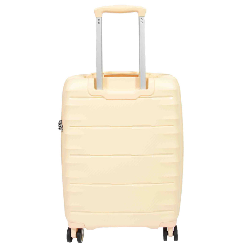 8 Wheeled Expandable ABS Luggage Miyazaki Off White 15