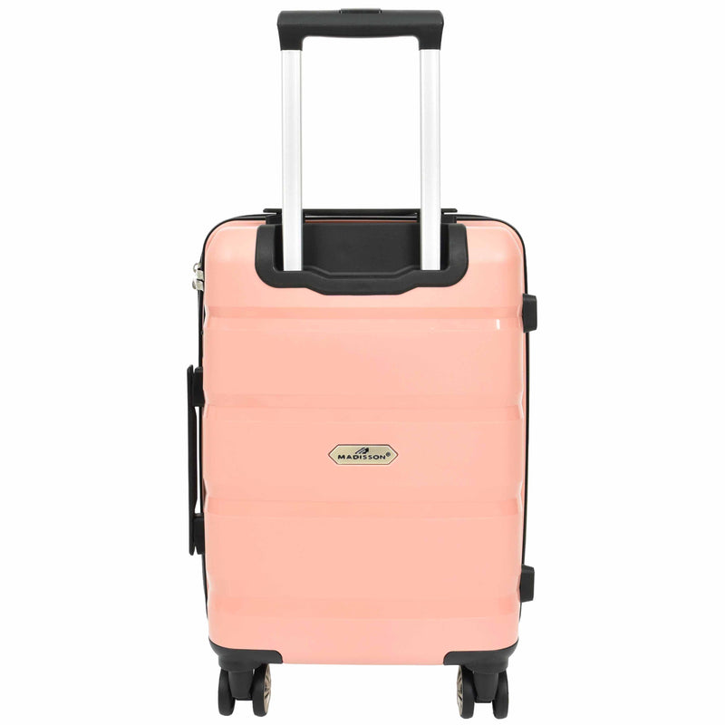 PP Hard Shell Luggage Expandable Four Wheel Suitcases Cygnus Rose Gold 13
