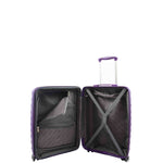 Cabin Size 8 Wheeled Expandable ABS Luggage Pluto Purple 5