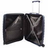 Cabin Size 8 Wheeled Expandable ABS Luggage Pluto Navy 4