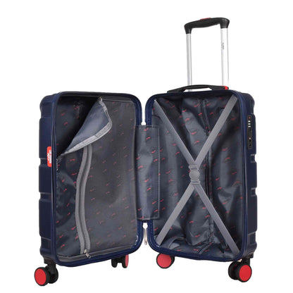 4 Wheel Spinner TSA Hard Travel Luggage Union Jack Navy small-4