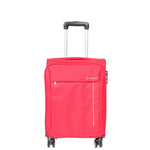 Soft 8 Wheel Spinner Cabin Size Luggage Malaga Red 1