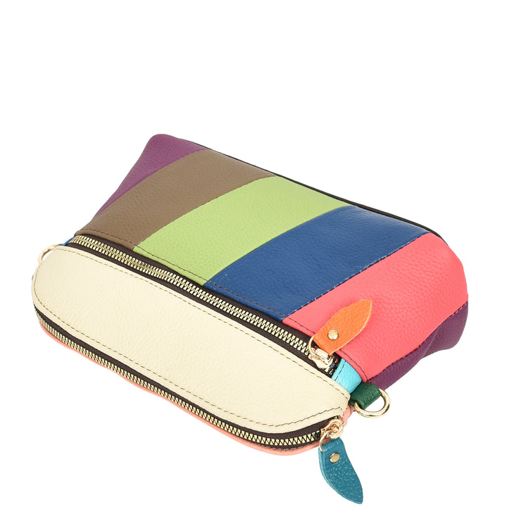 Women's Leather Crossbody Bag Random Multicoloured Casual Sling Bag HOL109