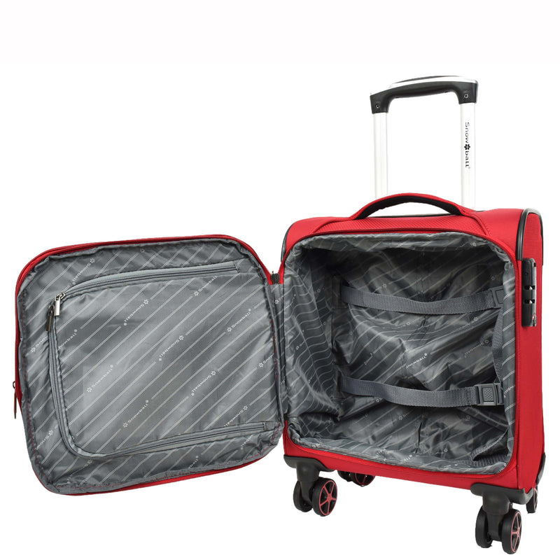 Expandable 8 Wheel Soft Luggage Japan Red