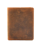 Mens Tan Colour Hunter Leather Wallet RFID Bifold HOL90 7