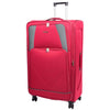 Four Wheel Soft Case Travel Suitcase Luggage Columbia Burgundy 3