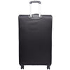 Four Wheel Soft Case Travel Suitcase Luggage Columbia Black 6