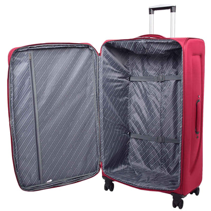 Four Wheel Lightweight Suitcase Columbia