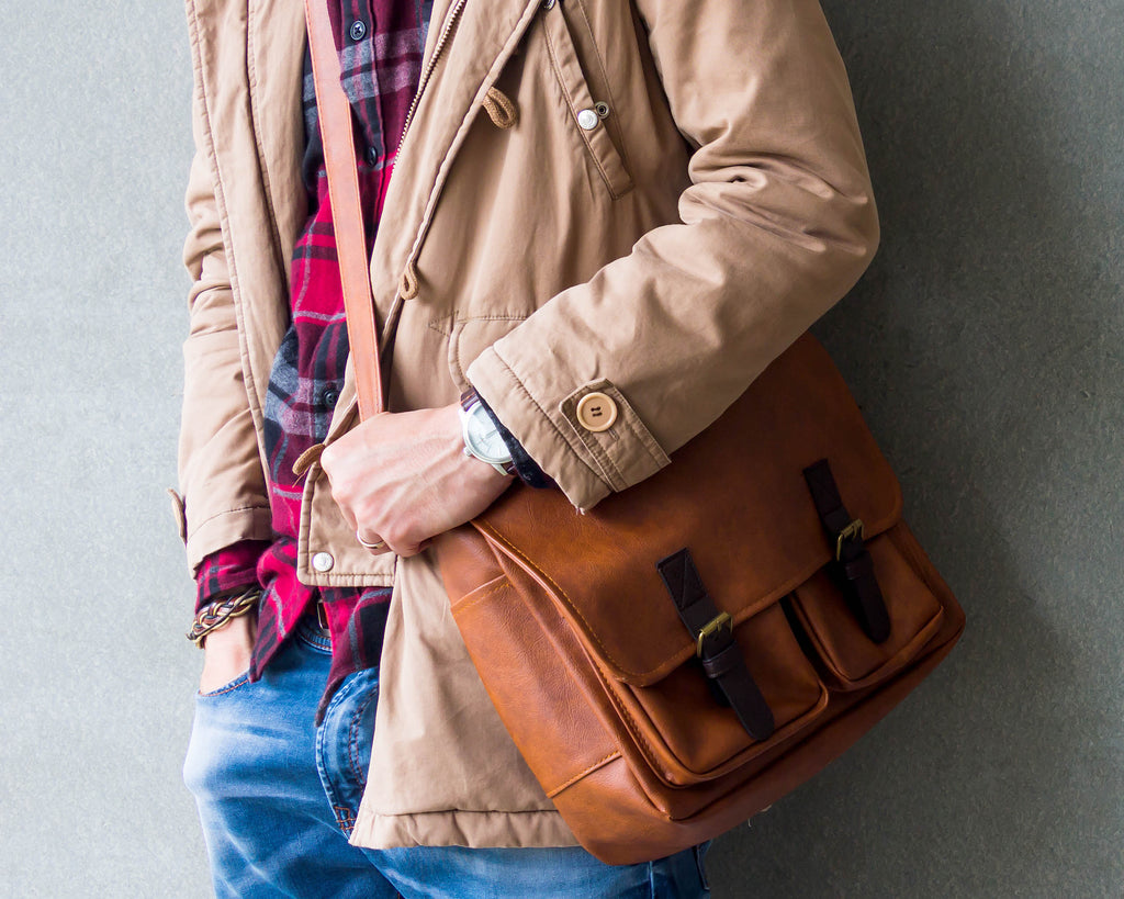 mens leather bag briefcases and messenger satchels