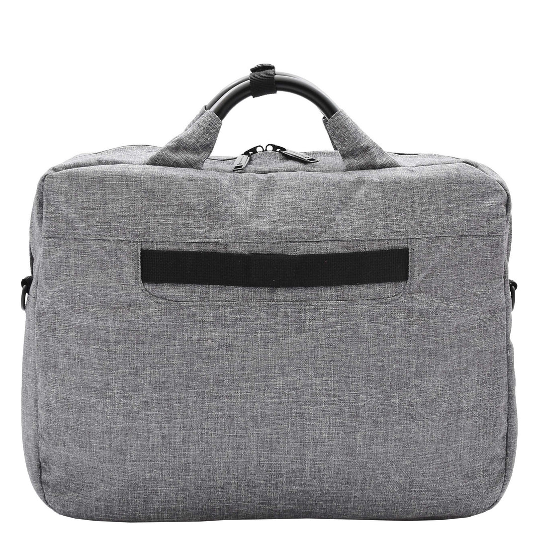 Briefcase Cross Body Organiser Bag Laptop Carry Case H315 Grey