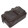 two tone vintage leather bag